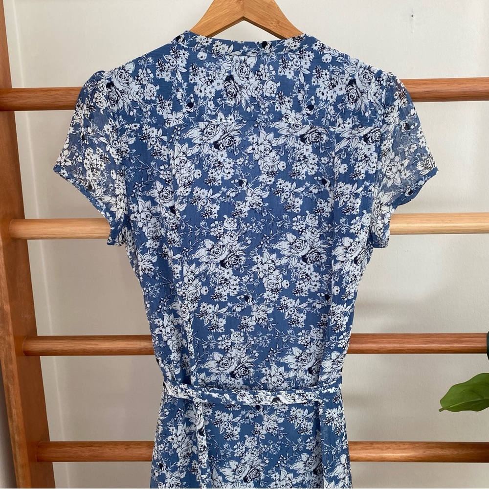 Roz & Ali chiffon-like cap sleeve dress - Picture 3 of 9